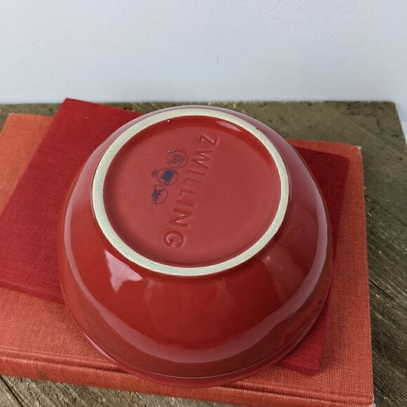 Cherry Red Zwilling bowl cereal prep - Picture 5 of 5